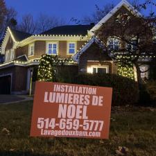 Christmas Lighting Installation in Blainville, QC 1